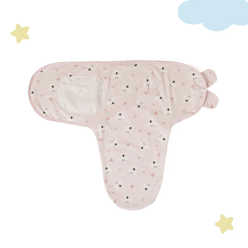 Conjunto gorro y manta de algodón con motivos infantiles para bebé 0-6 meses - imagen 3