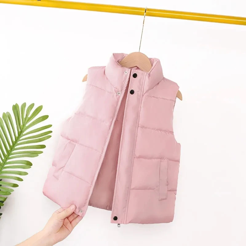 Chaleco de plumón infantil cuello alto invierno - imagen 5