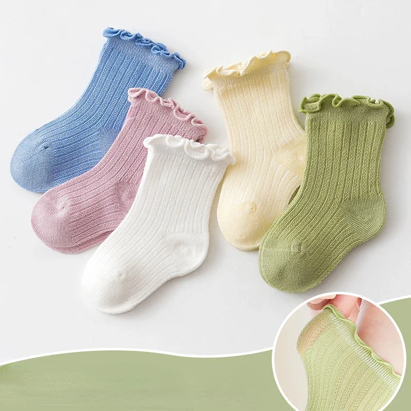 Calcetines veraniegos cortos para bebé, suaves y transpirables - imagen 2