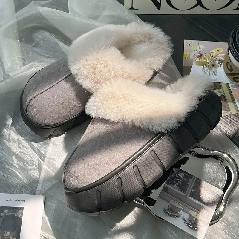 Pantuflas interiores de piel sintética suave – Antideslizantes y ligeras - imagen 2