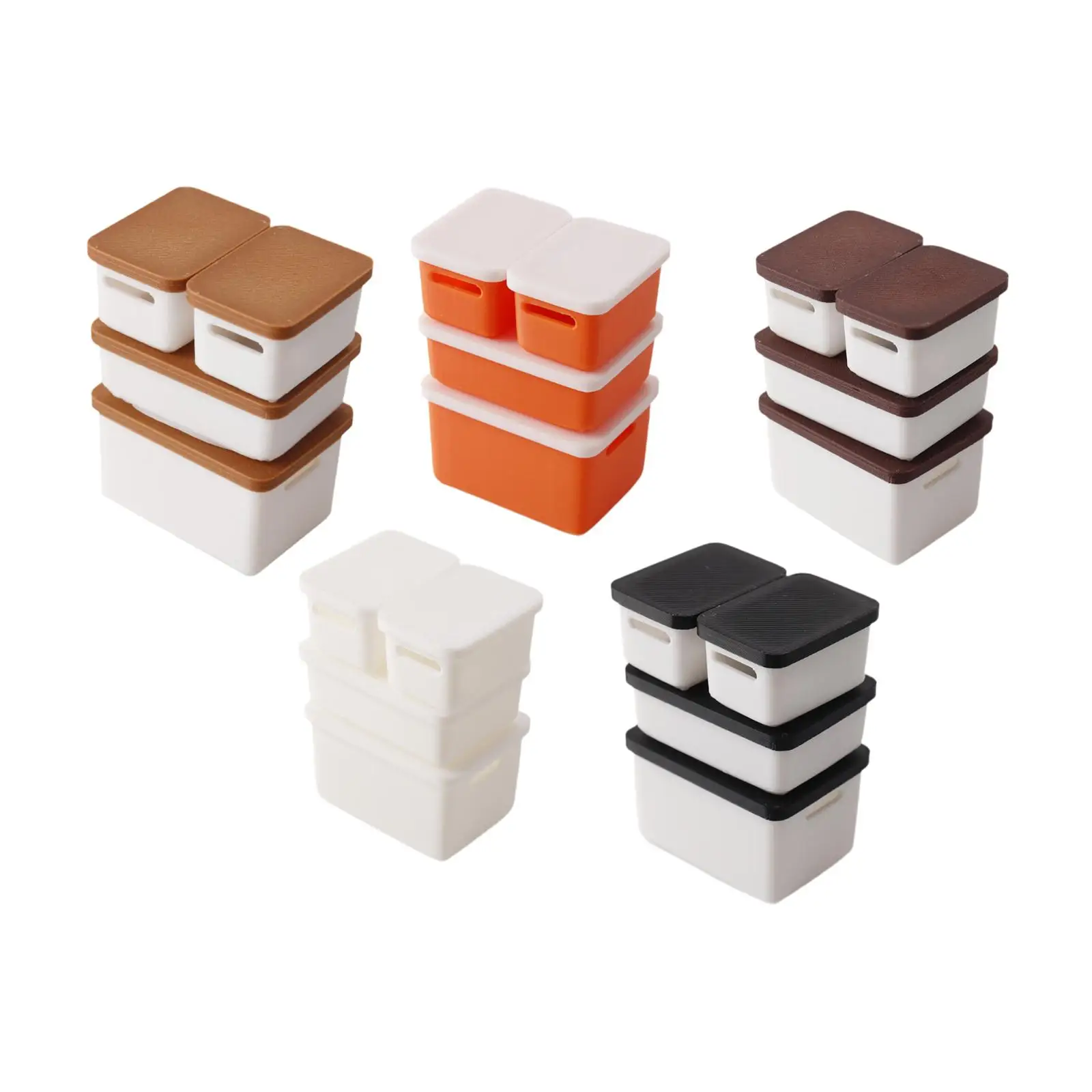 Caja de almacenamiento para casa de muñecas, accesorios decorativos - imagen 5