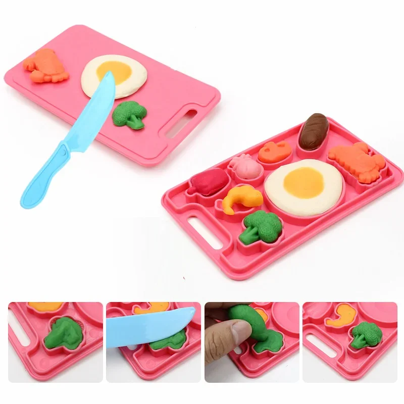 Juego plastilina niños – Máquina hacer fideos con moldes - imagen 3