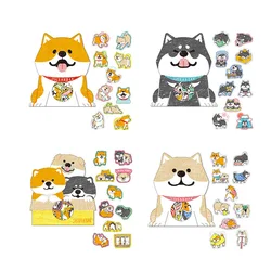 Pegatinas de gato lindo para scrapbooking y álbum diario
