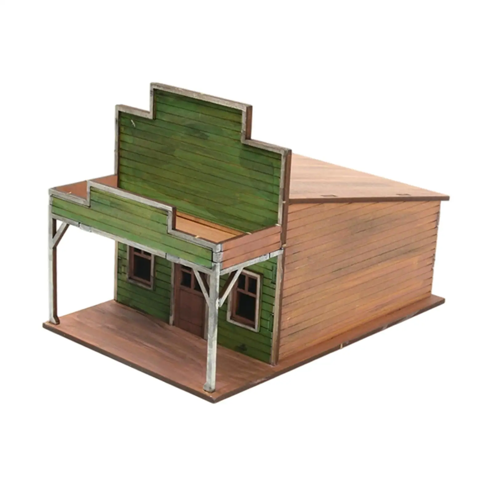 Puzzle 3D en madera ciudad con diorama y mesa arena - imagen 2