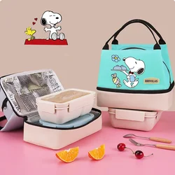 Bolsa térmica de almuerzo Snoopy para pícnic exterior