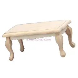 Muebles en miniatura de madera para sala de estar estilo café