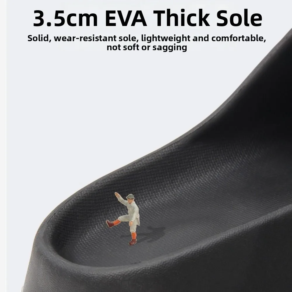 Zapatillas de playa antideslizantes plataforma EVA gruesa para verano - imagen 2