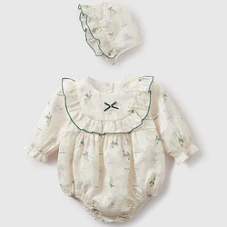 Boutique Mono manga larga estilo chino para bebé niña primavera