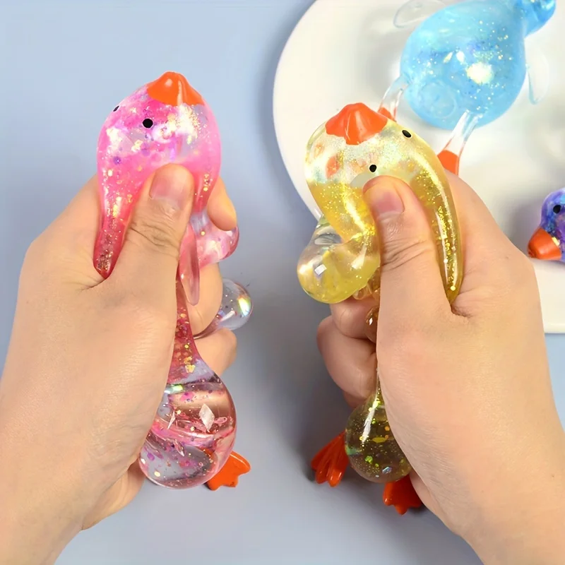 Pato de peluche elástico antiestrés – Juguete infantil y regalo - imagen 5