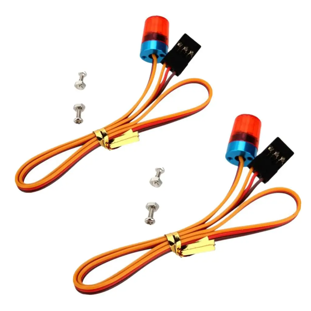 Luz LED intermitente RC de policía con rotación 360º para coches - imagen 2