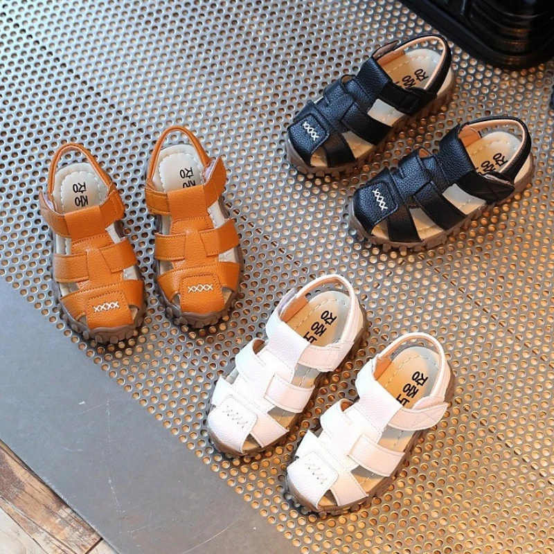 Sandalias planas cómodas para niños – estilo sencillo de verano - imagen 2