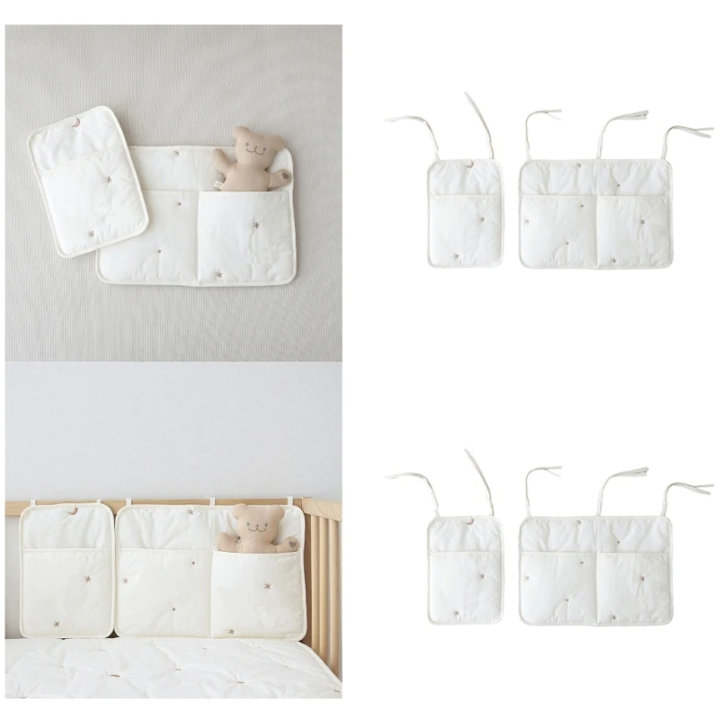 Bolsa colgante para cama de bebé: organizador multiusos - imagen 5
