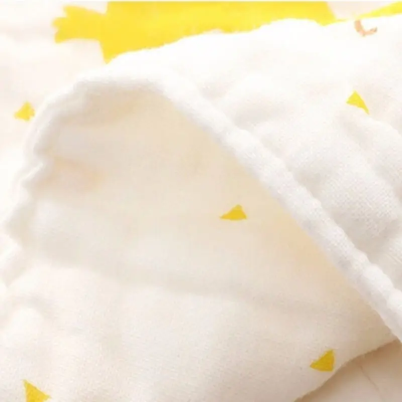 Babero de muselina tipo bandana con estampado animal para bebé - imagen 3