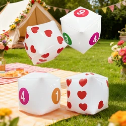 Dados inflables en forma de corazón para San Valentín - juego