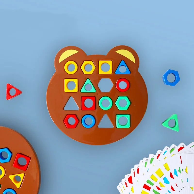 Rompecabezas Montessori osito – Juguete educativo para niños - imagen 3