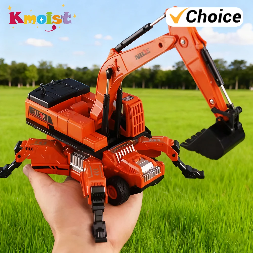 Juguete excavadora inercial deformable – Camión de ingeniería - imagen 4