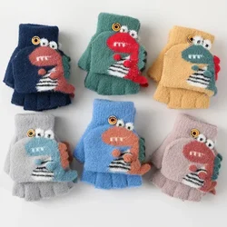 Kawaii Dino Guantes infantiles cálidos de invierno 3-6T