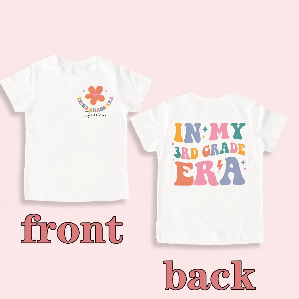 Camiseta personalizada para el primer día de escuela infantil - imagen 5