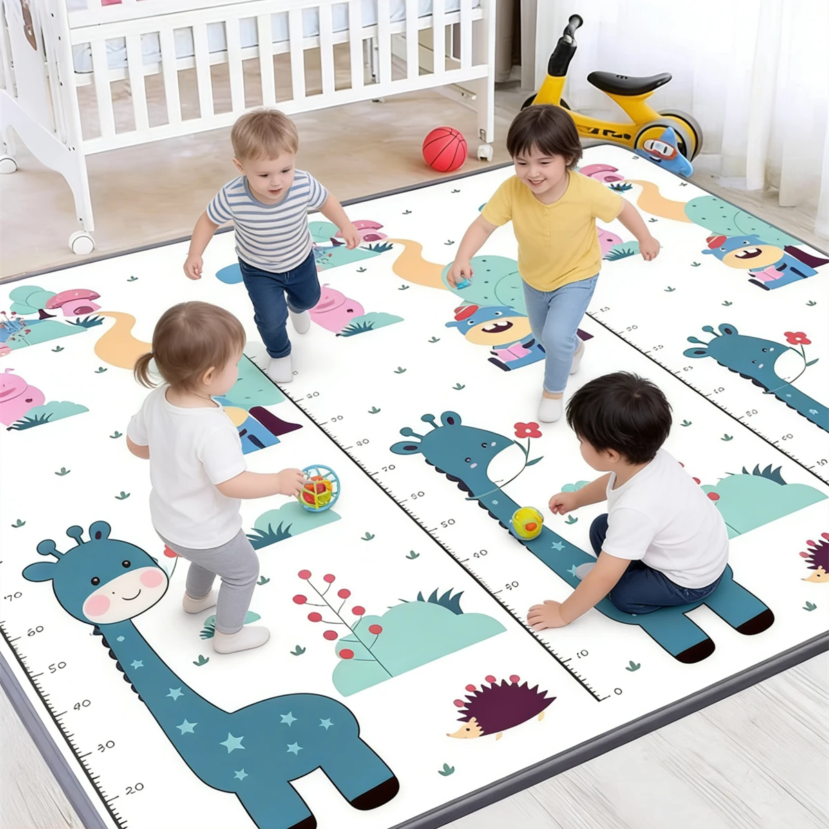 Alfombra de juego plegable EPE no tóxica para bebés, seguridad - imagen 3