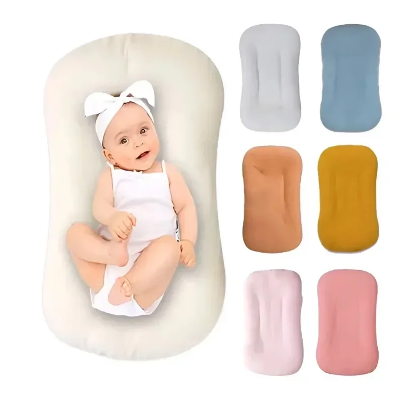Funda de minicuna Crable de algodón suave – Lisa para recién nacido