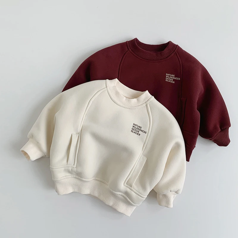 Sudadera acolchada con capucha MILANCEL – Cálida y suave para niños