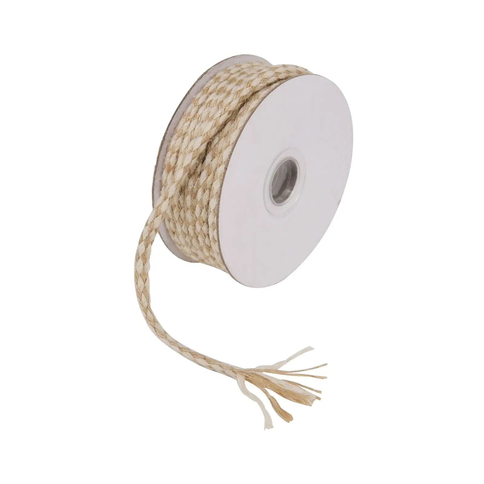 Cordel de algodón amarillo-blanco para decoración navideña del hogar - imagen 4