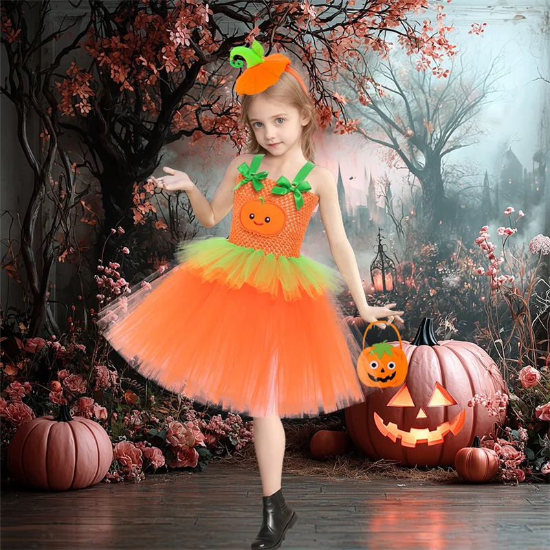 Vestido de Halloween para niña de tul con diseño de princesa - imagen 5