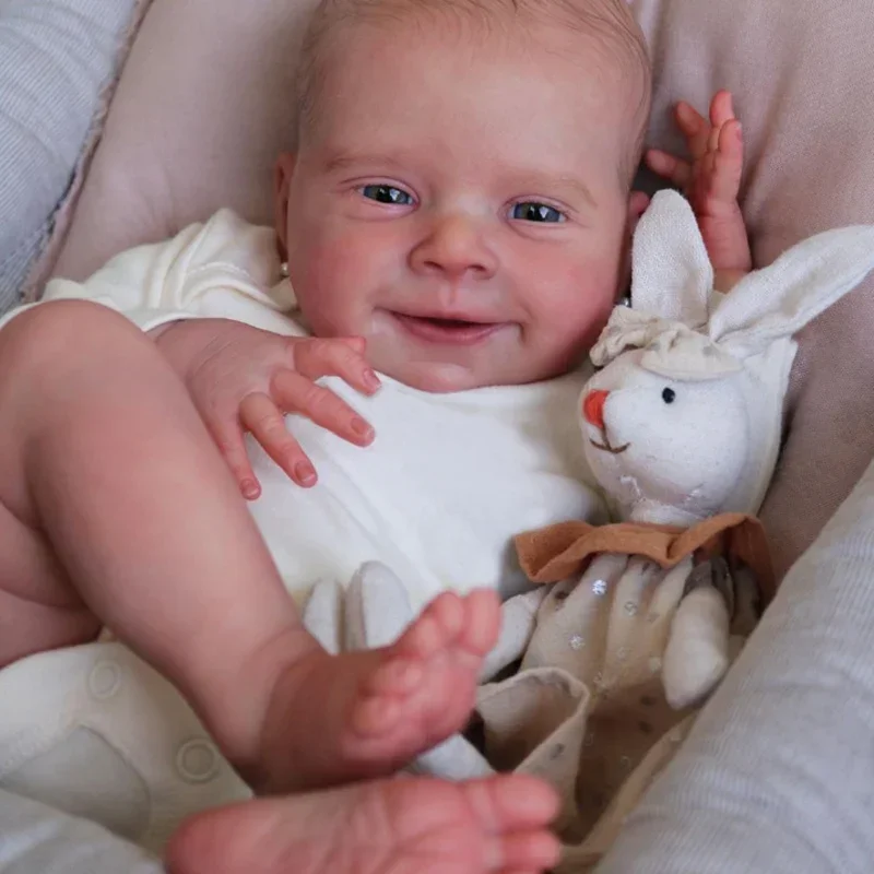 Muñeca Reborn realista suave al tacto, coleccionable y real - imagen 5