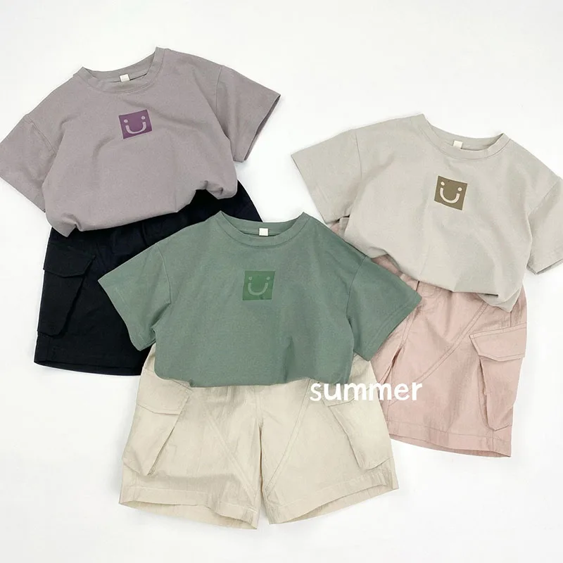 Pantalones harem de cinco cuartos para niños con cintura elástica - imagen 3