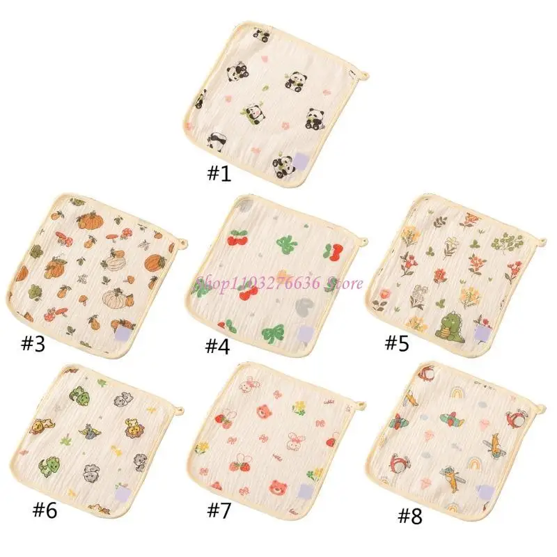 Toalla bebé de algodón cuadrada absorbente para piel delicada - imagen 2