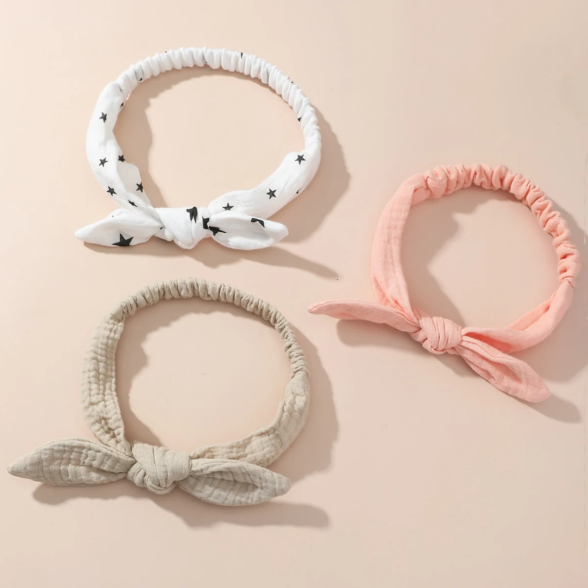 Diadema de orejas de conejo para bebé y niña, para fotos - imagen 4