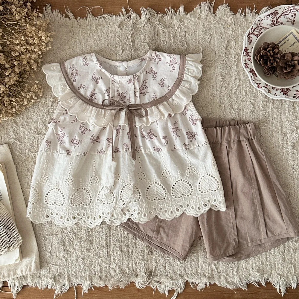MILANCEL Pantalones cortos de verano para bebé liso y sueltos - imagen 5