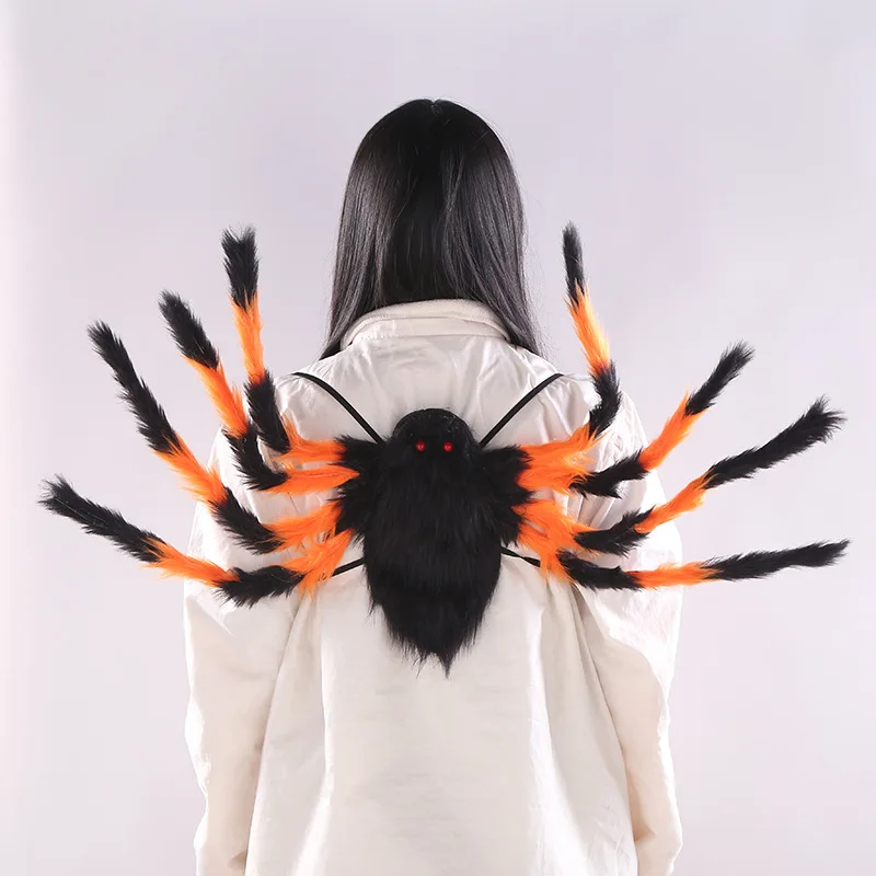Bolsa dulces Halloween araña peluche gigante infantil - imagen 5