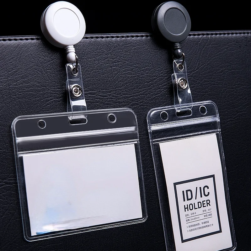Funda protectora transparente para pase de autobús infantil