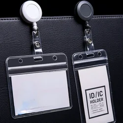 Funda protectora transparente para pase de autobús infantil