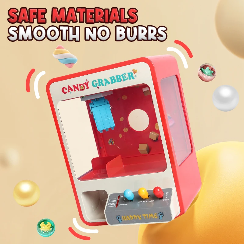 Máquina de garras arcade electrónica con dulces y música para niños - imagen 3