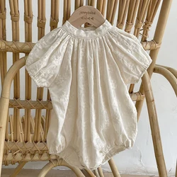 Vestido de verano infantil con bordado para cumpleaños