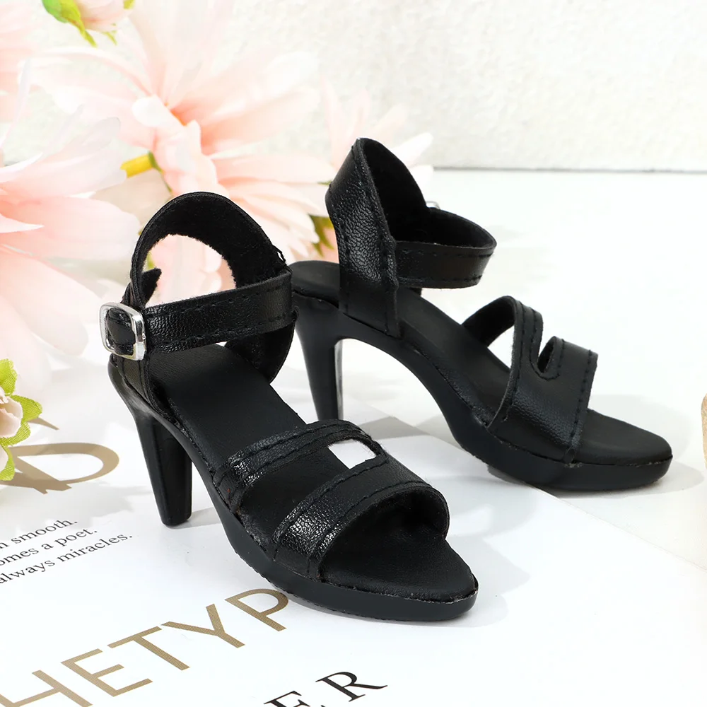 Botas miniatura PU premium de lujo para muñecas con tacón elegante - imagen 3