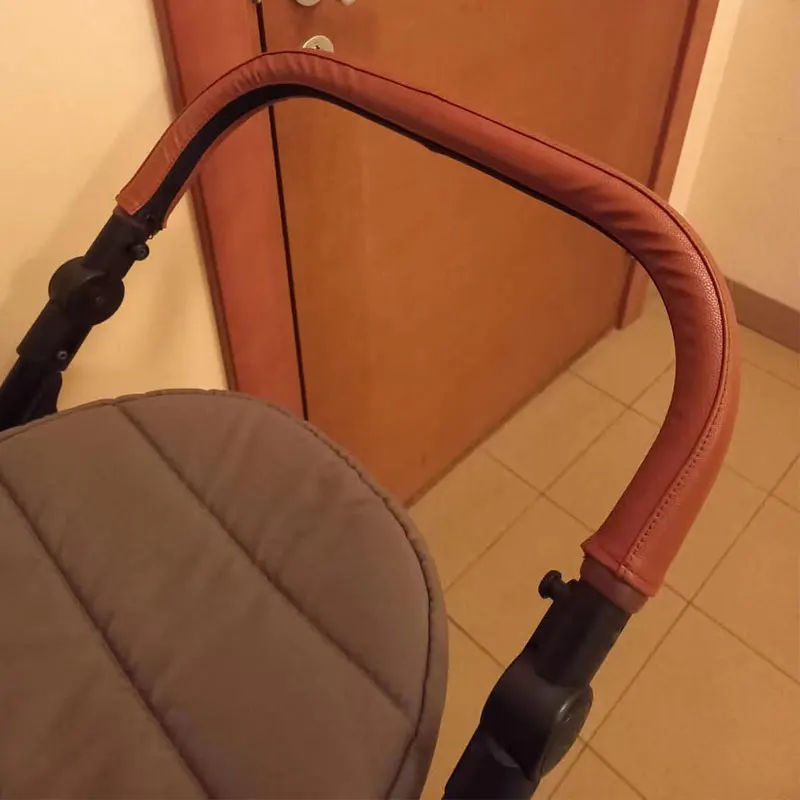 Funda de piel para manillar de cochecito – Protector reposabrazos - imagen 5