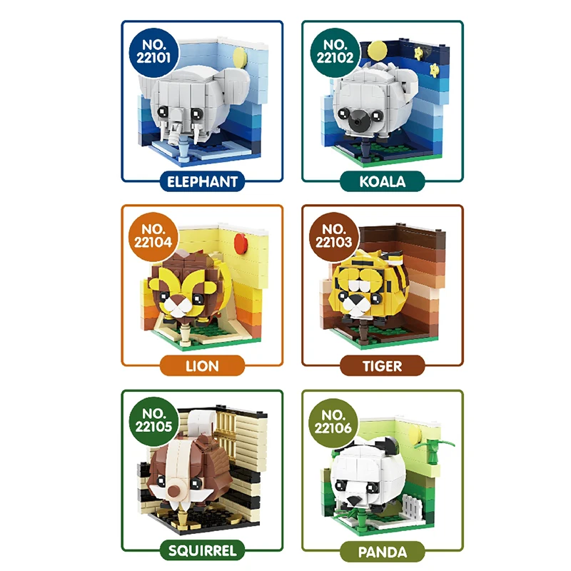 Set de bloques de construcción con animales – Juguete educativo - imagen 5