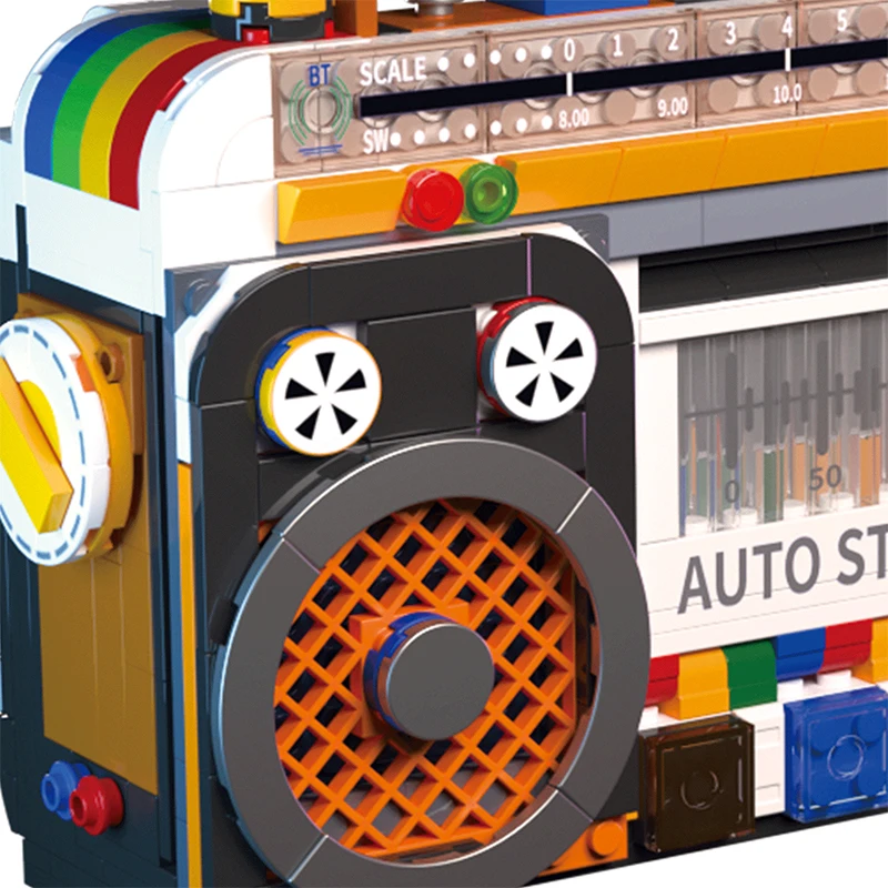 Bloques de Construcción Radio Retro – Juguete DIY Escritorio - imagen 2