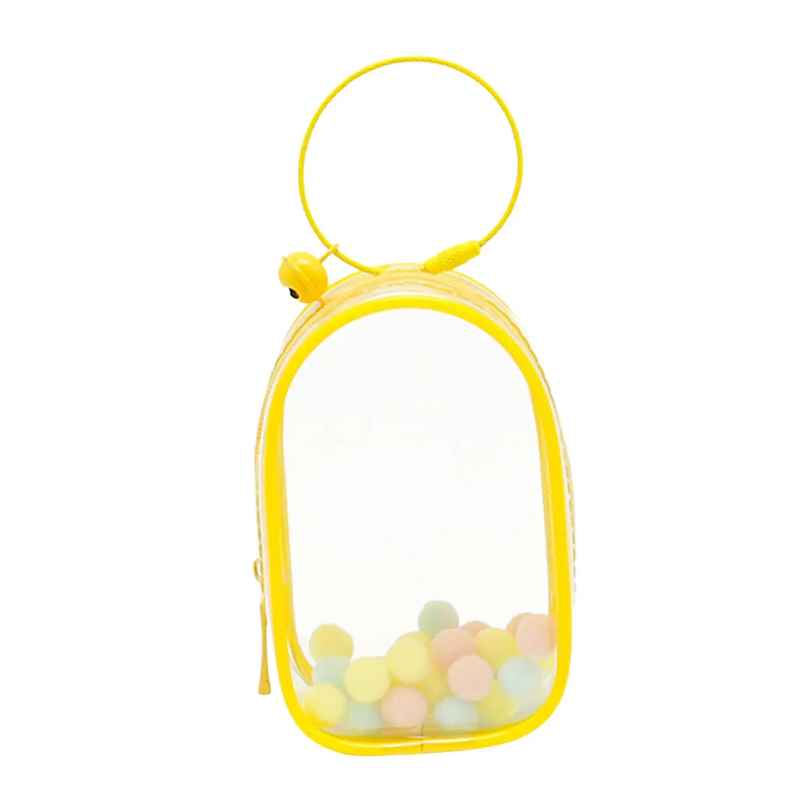 Bolso mini para muñecas de PVC transparente con llavero decorativo - imagen 5