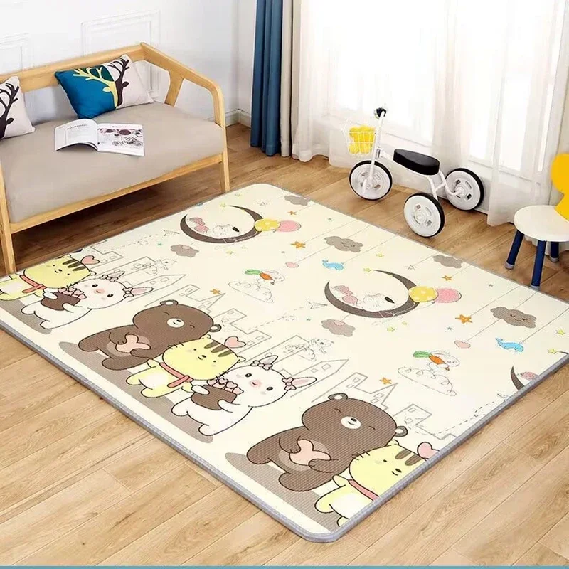 Alfombra de juego acolchada para bebés – Plegable y segura - imagen 3
