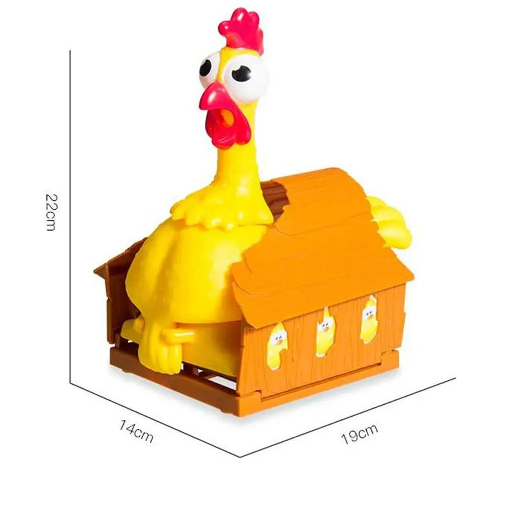 Gallina Giocattolo interactiva que pone huevos de juguete para niños - imagen 3