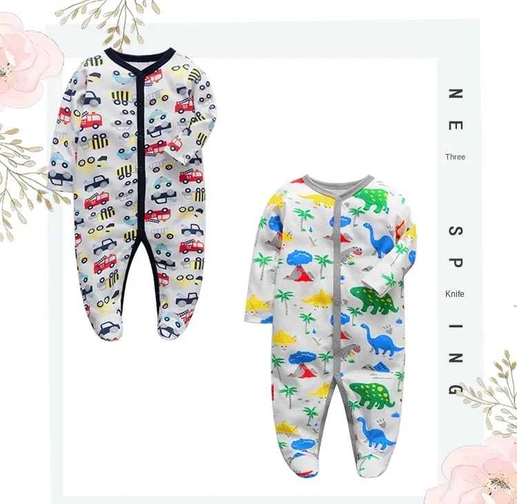 Estampado y look informal de bebé