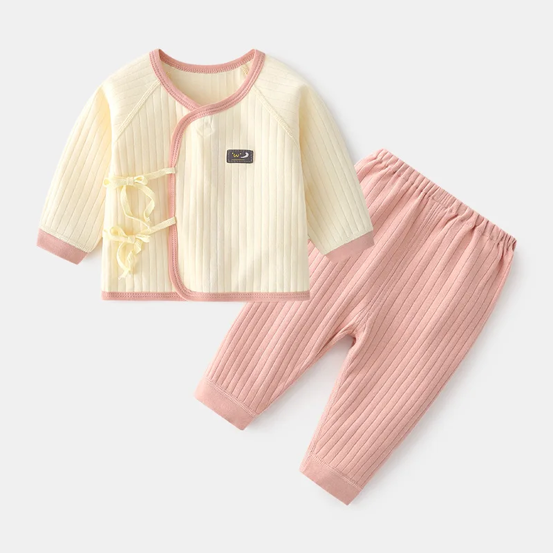 Conjunto de dos piezas de algodón para bebé otoño–primavera - imagen 3