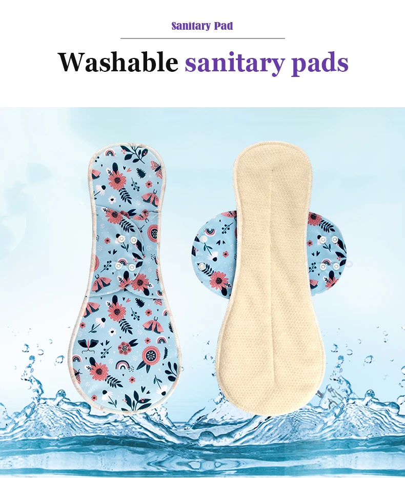 Almohadilla menstrual lavable – Vista frontal