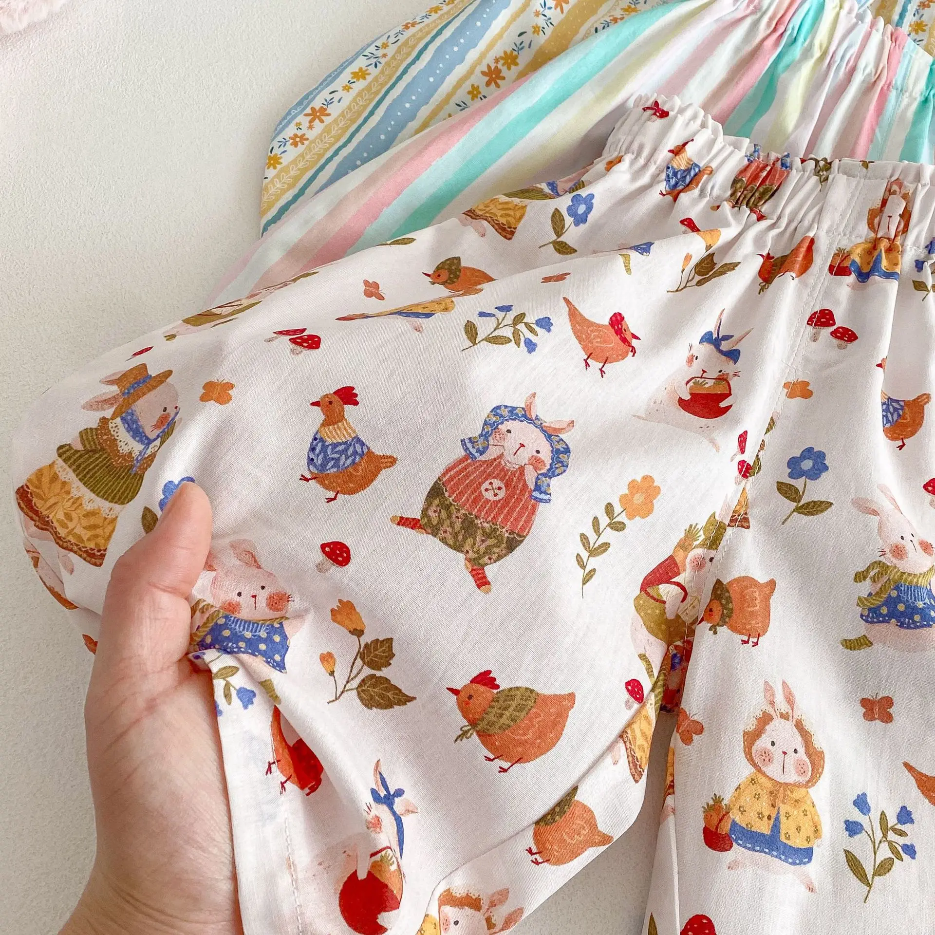 Pantalones harem antimosquitos para bebé verano
