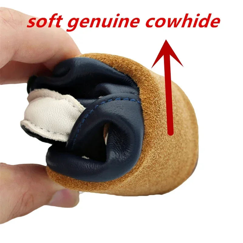 Zapatos de bebé antideslizantes de otoño – piel de oveja suave - imagen 2