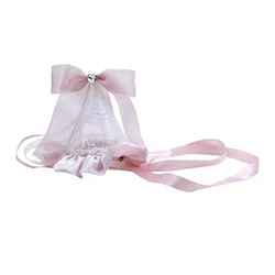Pinza para el pelo de bebé con lazo de cinta princesa en fiestas